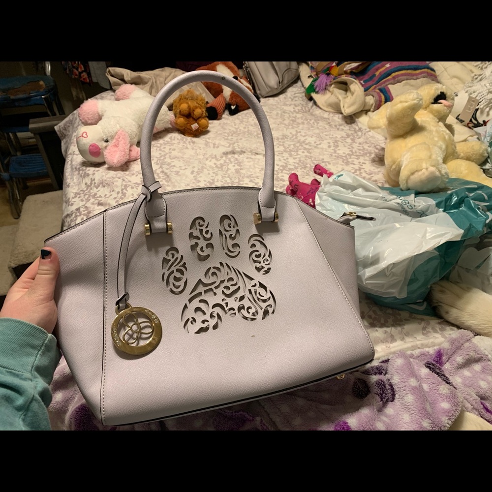 Paw print purse
